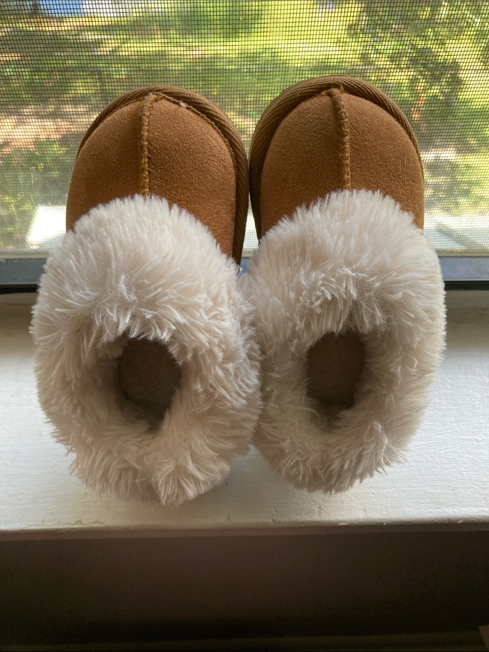 Cozy Faux-Suede Slipper Boots with Plush Shearling Trim